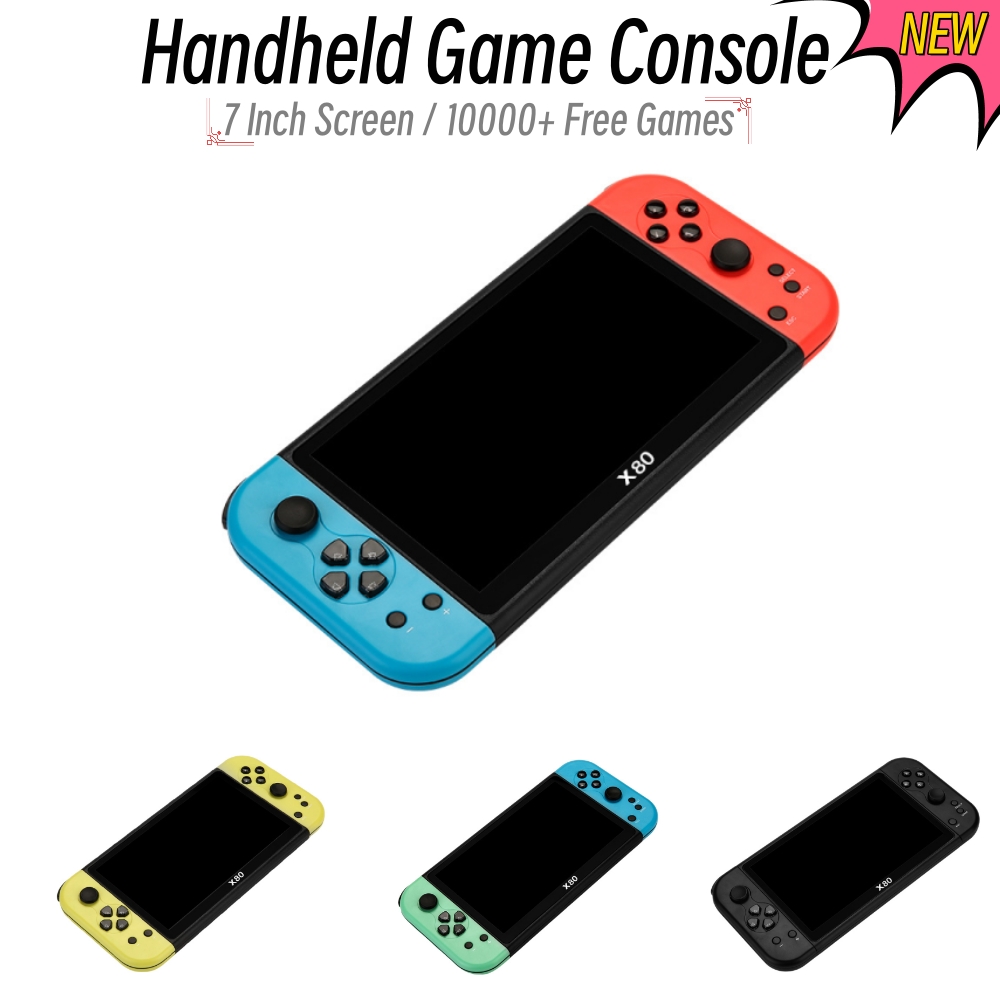 Gaming Console Old - 10000 kostenlose Spiele X80 Tragbare Spielkonsole