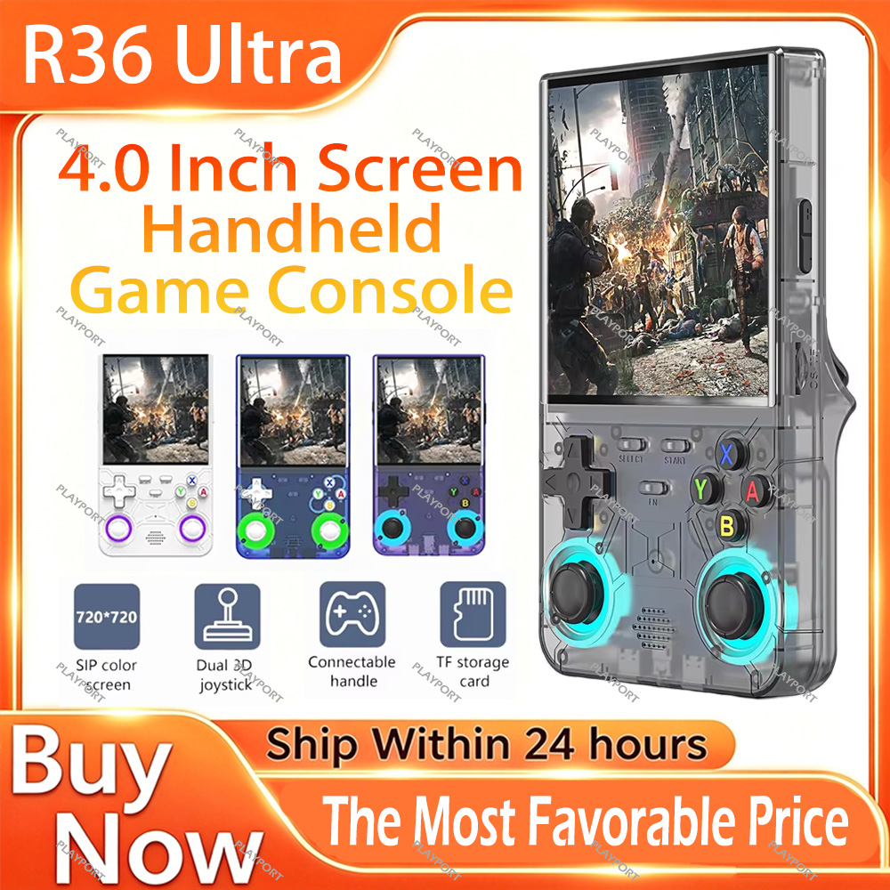 Gaming Console R36 - R36 Ultra Retro Handheld-Spielekonsole Open-Source-Linux-System 4,0