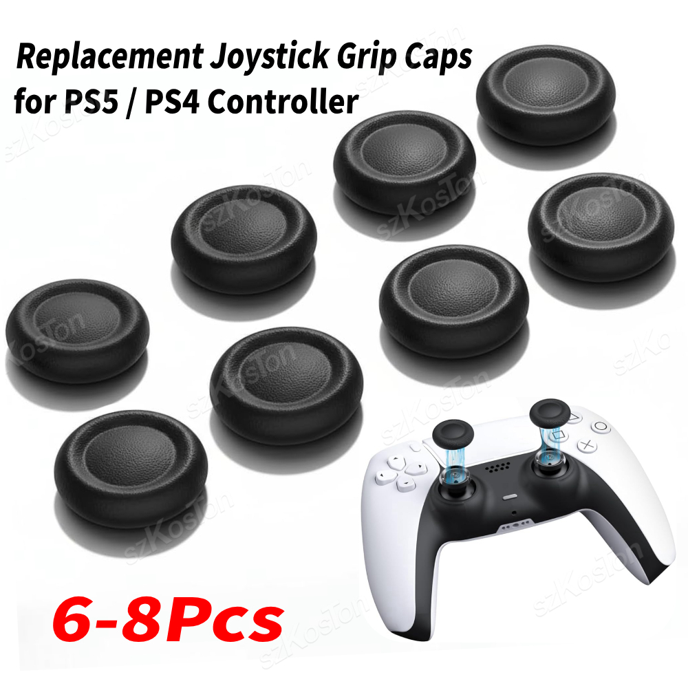 Thumb Grip Joystick - 6-8Pcs Ersatz Joystick Kappen für PS5/PS4