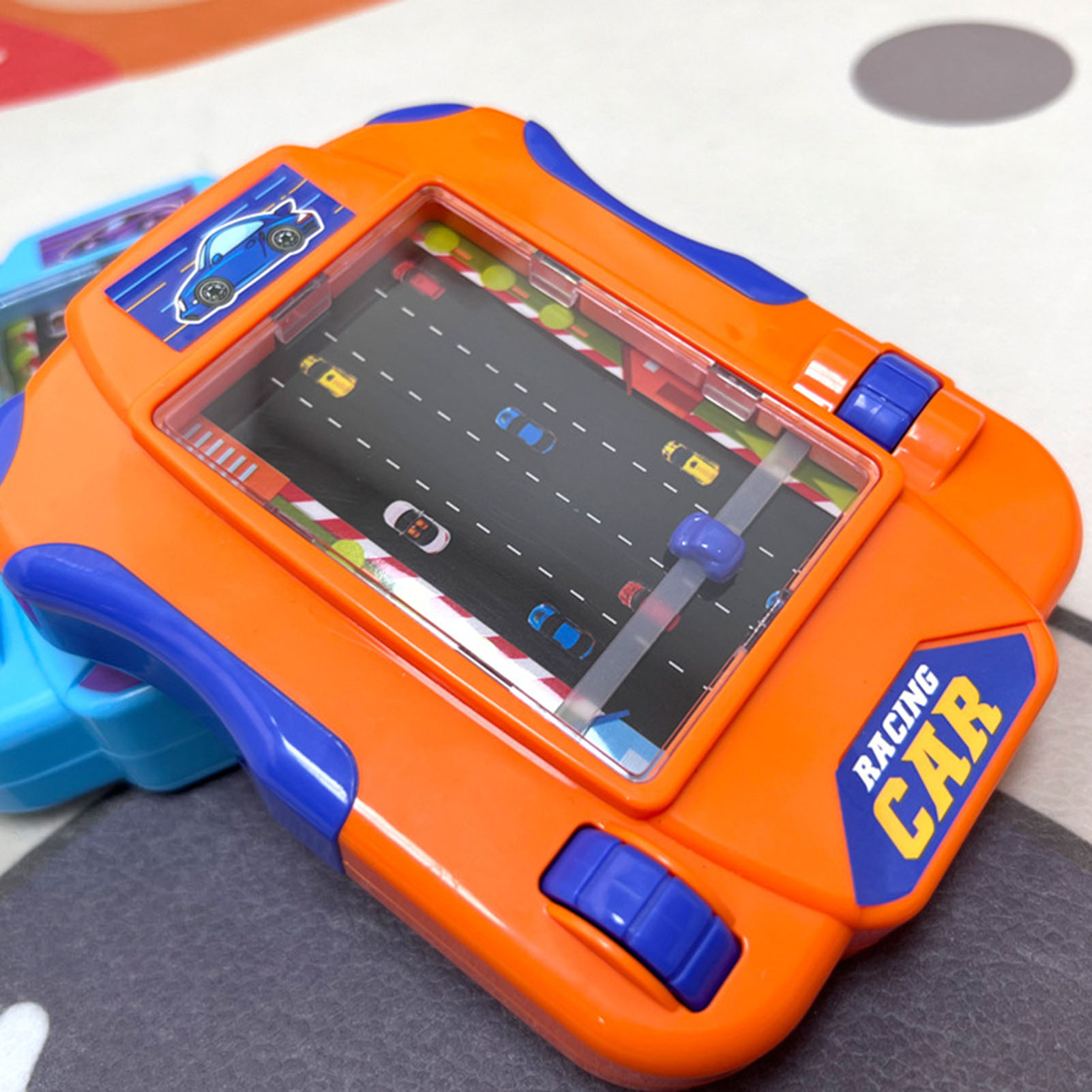 Gaming Console For 10 Year Old - Tragbare Retro-Rennspielkonsole Lustiges Rennwagen-Abenteuer-Spielgerät Spielzeug für