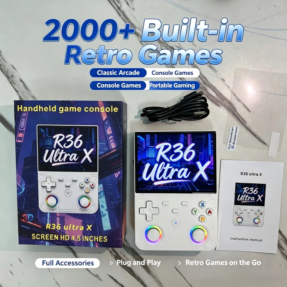 Gaming Console R36 - R36 Ultra X Retro Handheld-Spielkonsole mit
