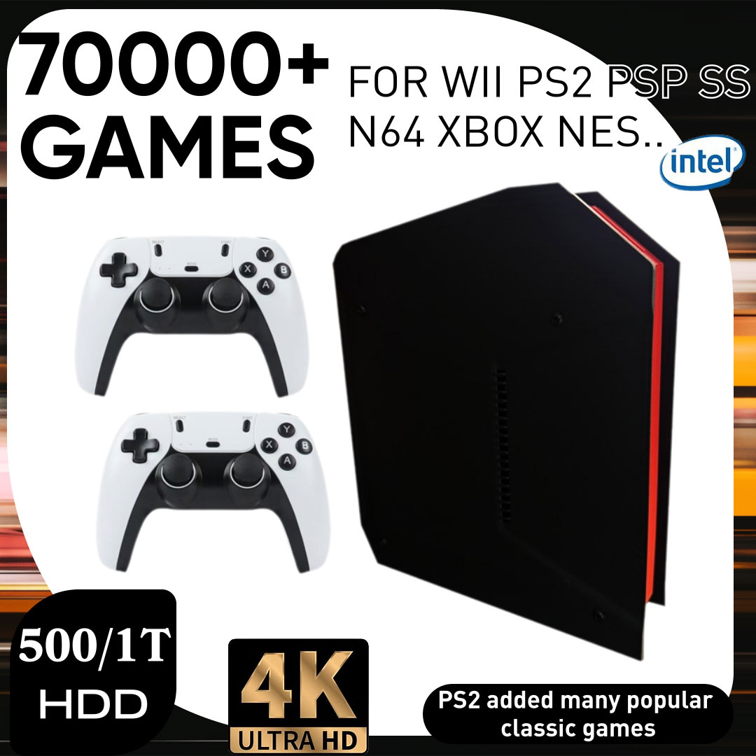 Gaming Console For 10 Year Old - X4 Retro-Videospielkonsole mit 1TB Dual-System und