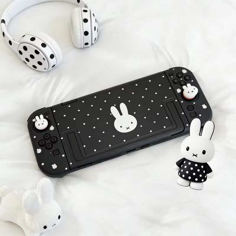 Thumb Grip Joystick - Miffy Polka Dot Schutzhülle für Nintendo