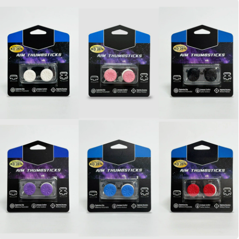Thumb Grip Joystick - 2 Stück Silikon-Daumengriff für P5/P4 Joystick-Booster-Kappen