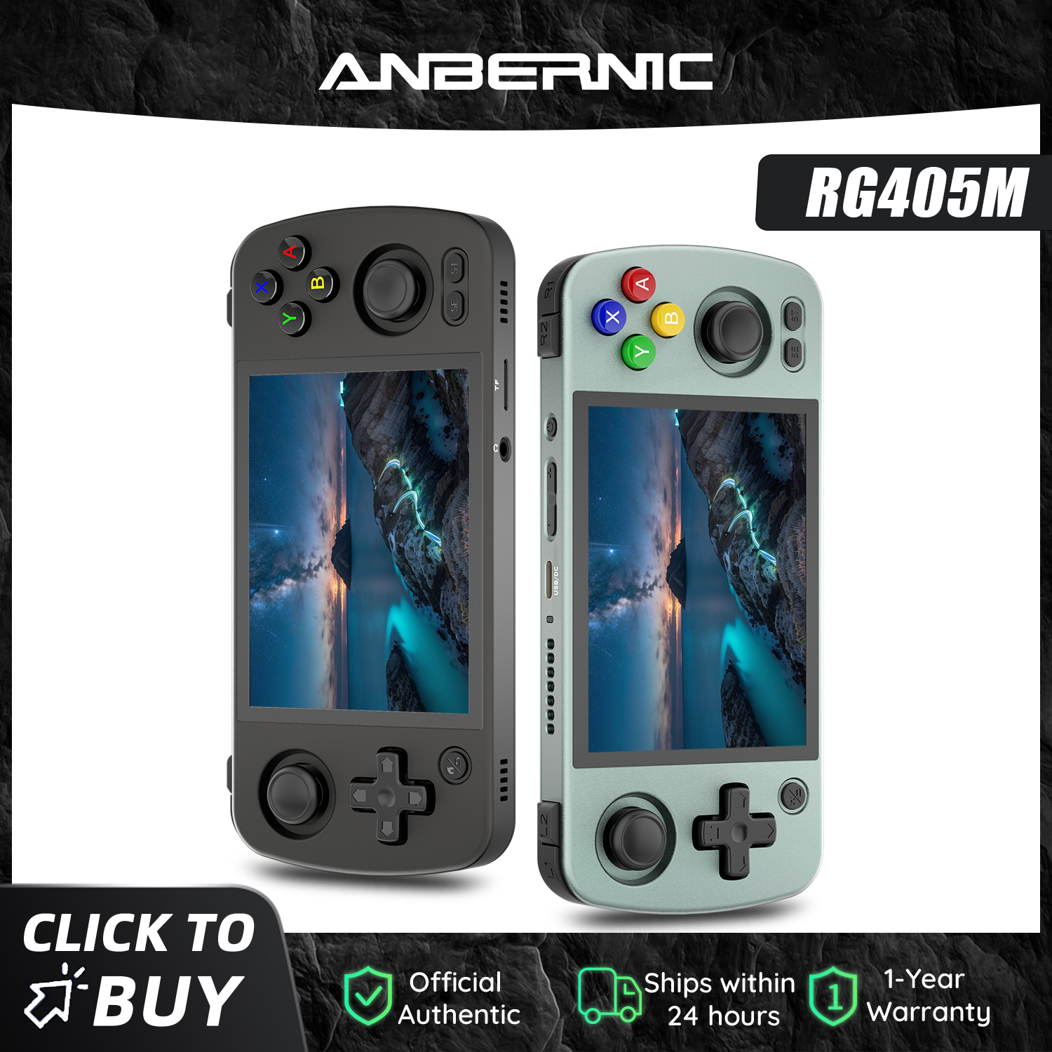 Gaming Console Old - Anbernic RG405M Metall-Handheld-Spielkonsole Android 12 System
