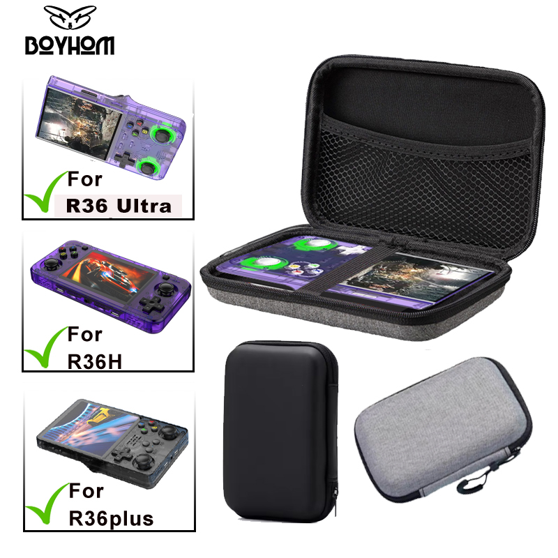 Gaming Console R36 - Original BOYHOM R36S R36 Ultra Handheld-Konsolen-Etui