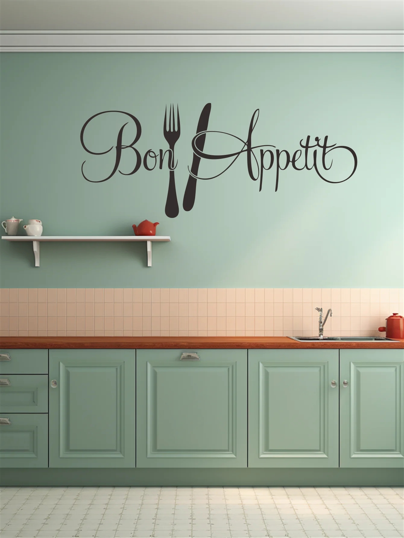 1 pc bon appétit mit Gabel und – Gaming Console Wallpaper Bewertung und Preis