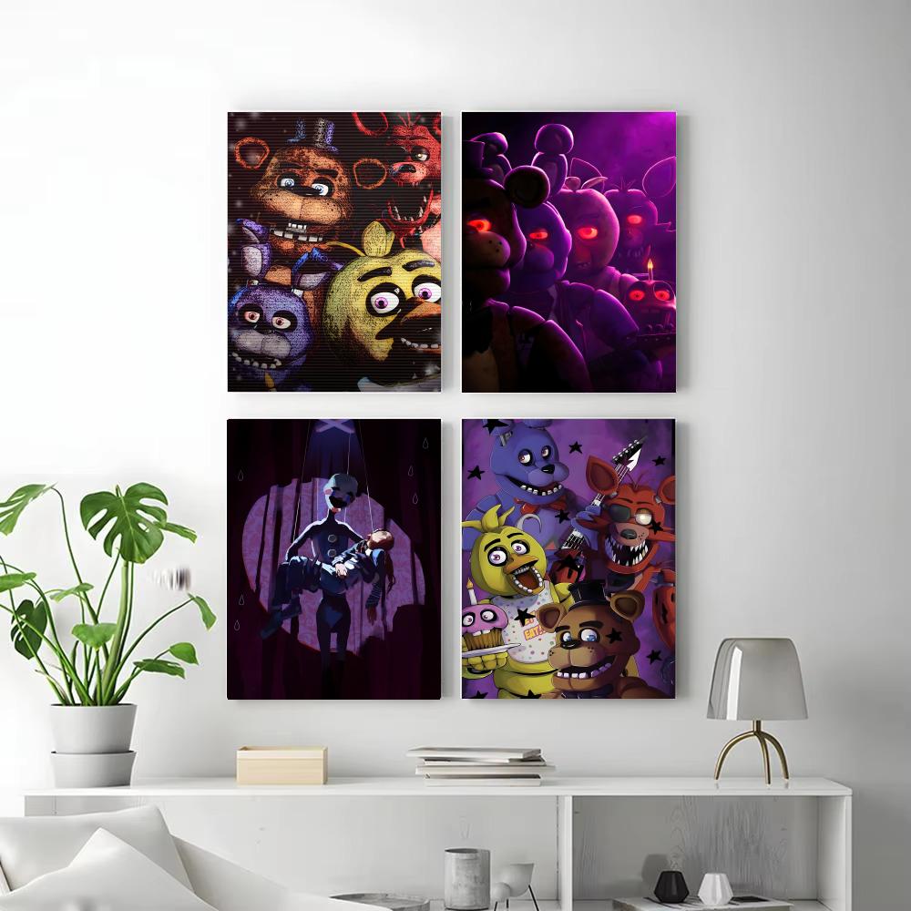 Dunkles Animatronisches Horror – Gaming Console Wallpaper Bewertung und Preis
