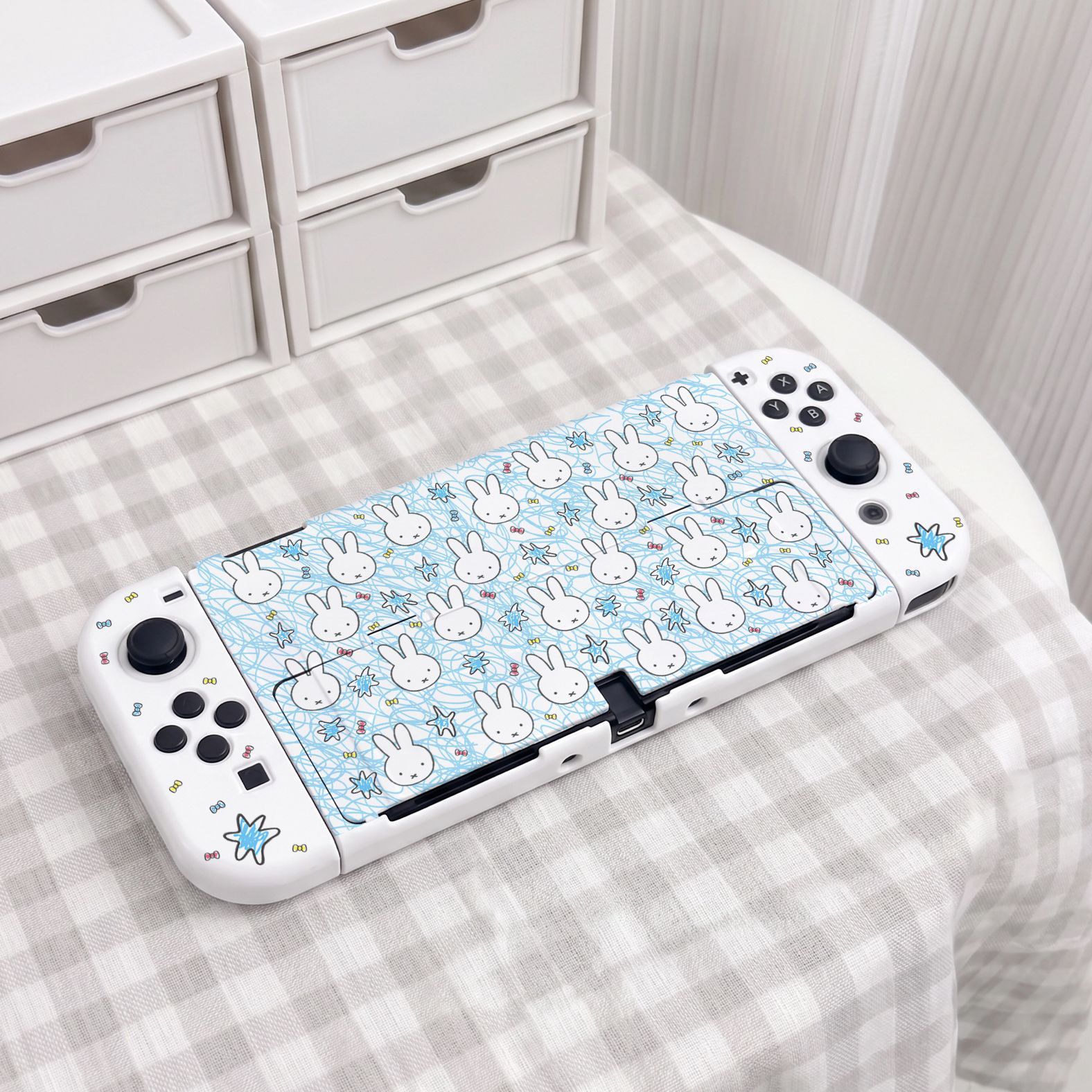 Miffy Cartoon Niedliche Split- – Thumb Grip Joystick Bewertung und Preis