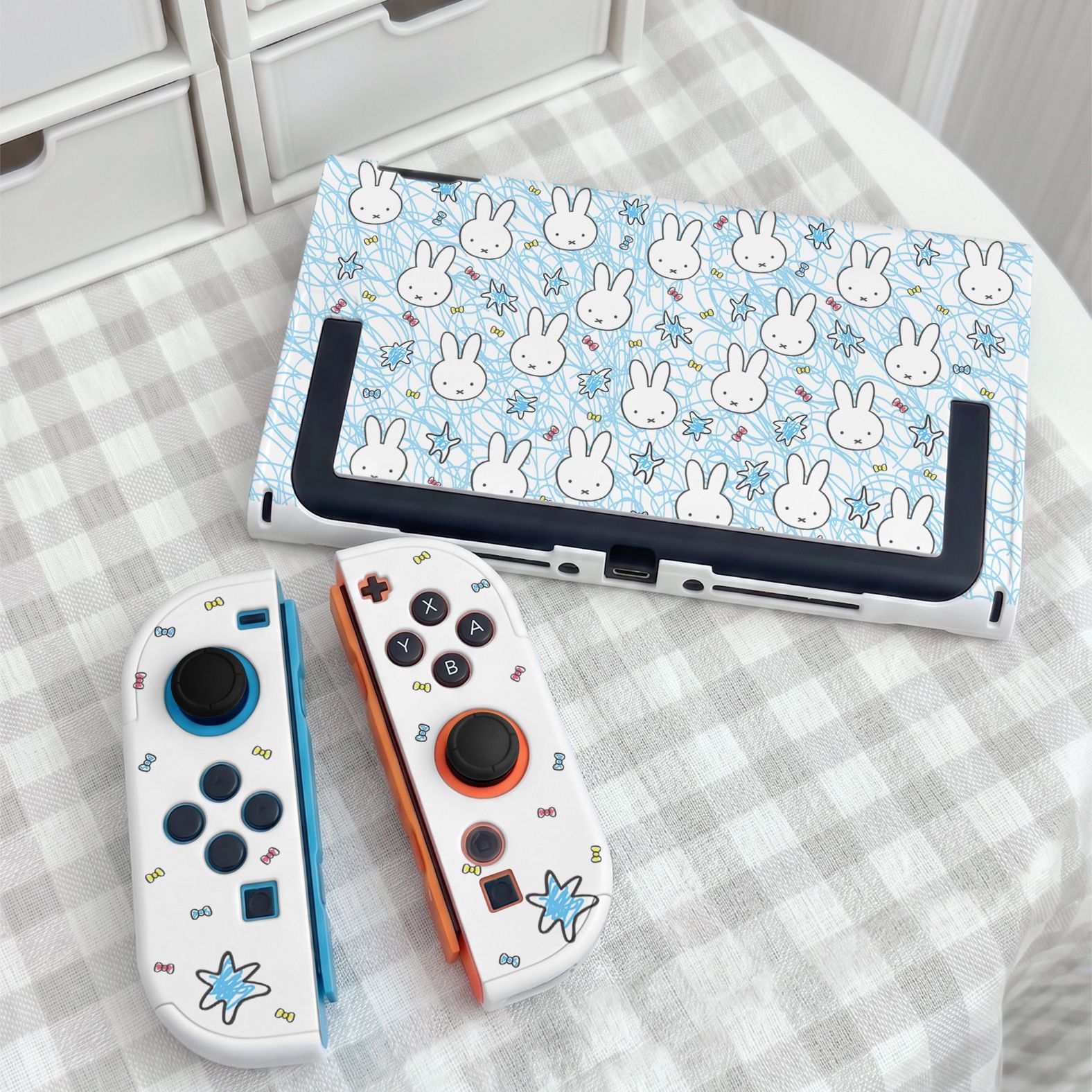Miffy Cartoon Niedliche Split- – Thumb Grip Joystick Bewertung und Preis