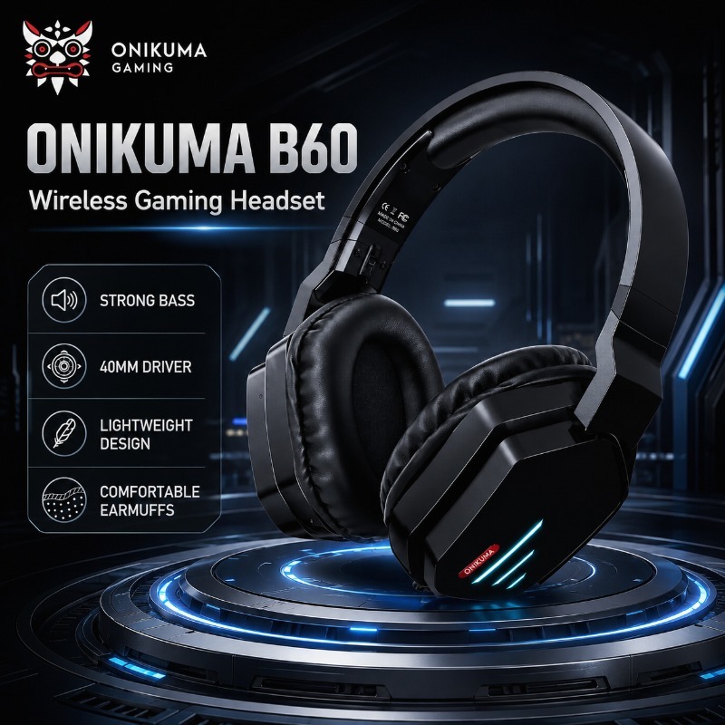 ONIKUMA B60 Kabelloses Gaming- – Gaming Console Apple Bewertung und Preis