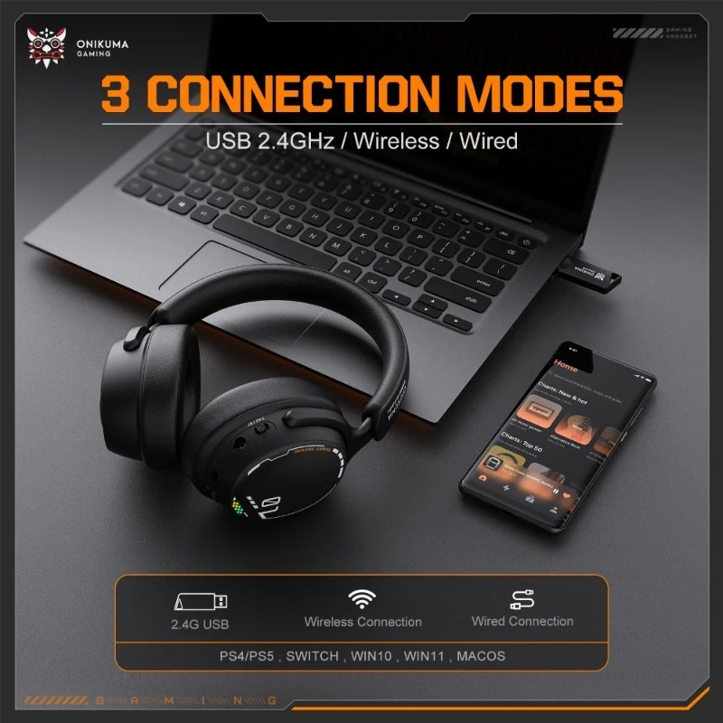 ONIKUMA GT886 Gaming-Headset,  – Gaming Console Apple Bewertung und Preis