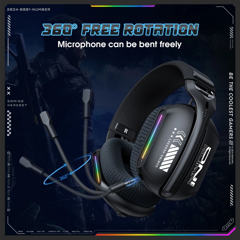 ONIKUMA GT808 Gaming-Headset,  – Gaming Console Apple Bewertung und Preis