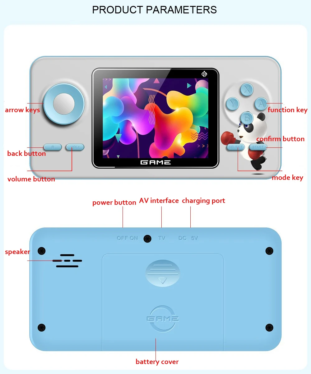 Neue S5 Mini Retro-Videospielk – Gaming Console For 10 Year Old Bewertung und Preis
